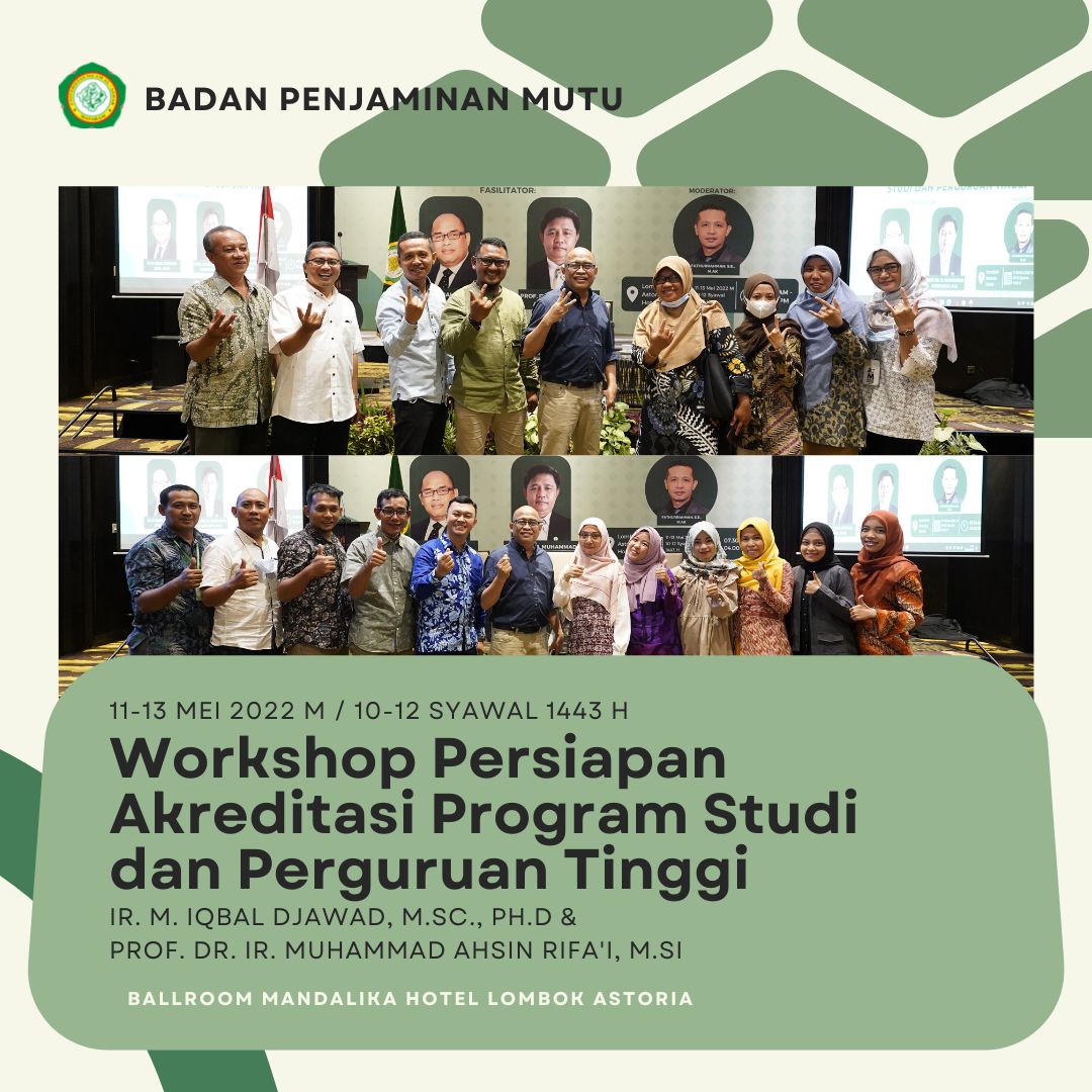 Workshop Persiapan Akreditasi Program Studi dan Perguruan Tinggi